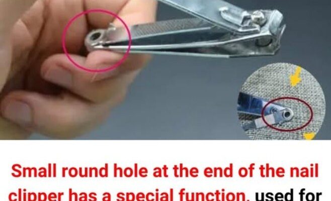 The “small round hole” on the nail clipper has special