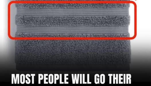 The real purpose of those mysterious lines on towels and…