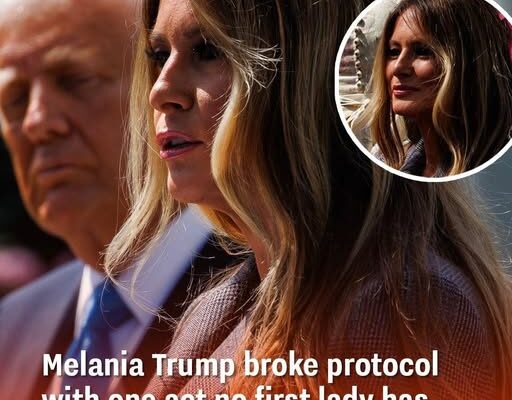 Melania Trump breaks first lady protocol with unprecedented act, sparking backlash