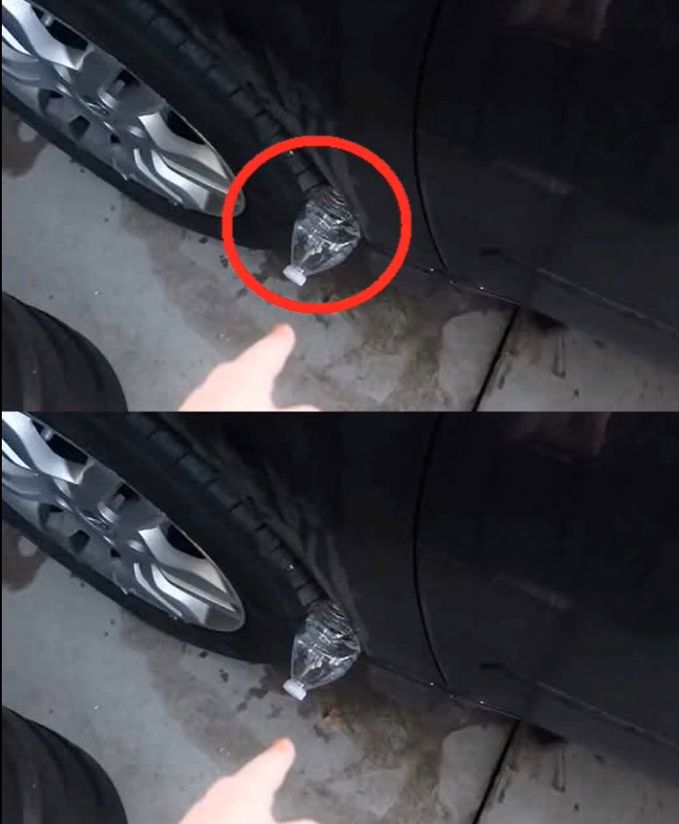 What a Plastic Bottle on Your Tire Could Be Signaling