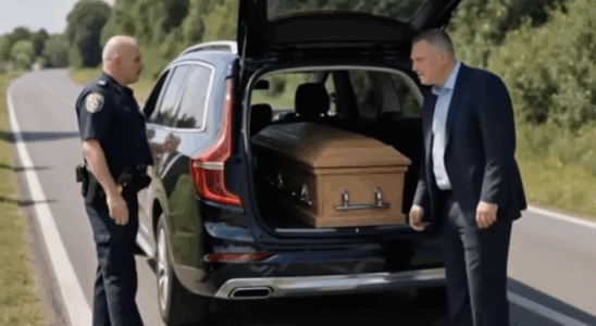 A police officer pulled over a hearse for speeding and chose to inspect the coffin: What he…