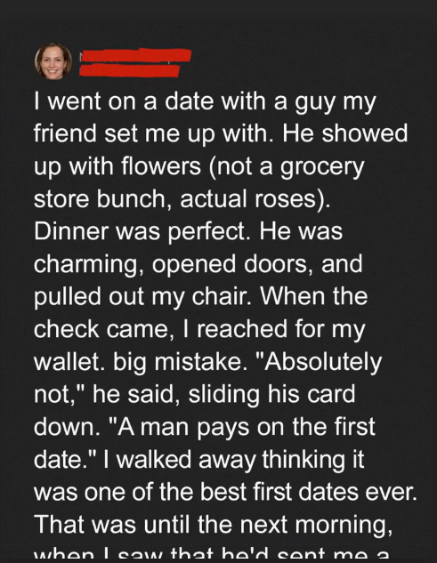 My Date Insisted on Paying the Bill — I Wish I’d Said No