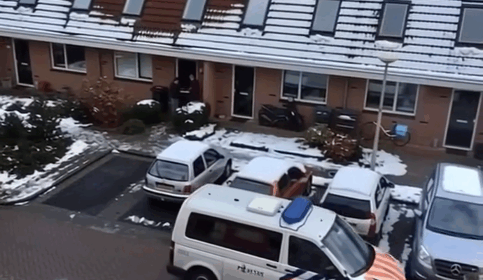 Strange goings-on at neighbor’s roof spark reports from Dutch village residents