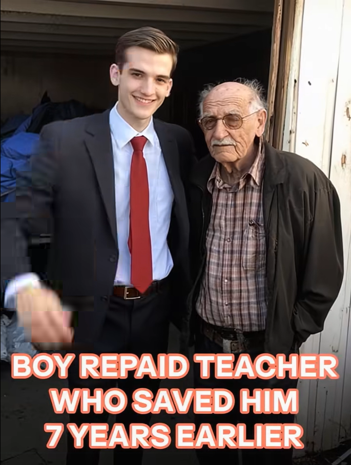 An Elderly Teacher Bought a Hungry Boy a Meal — The Boy Repaid Him Seven Years Later