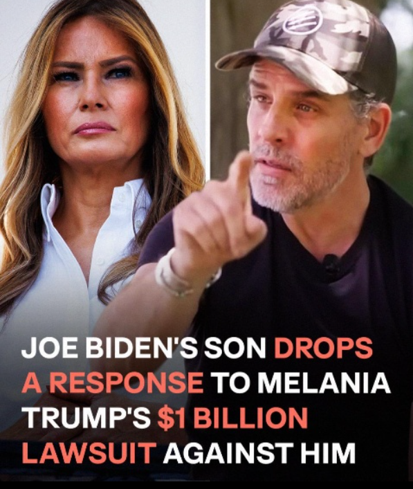 Melania Trump Says She Will Sue Hunter Biden for  Billion for ‘Defamatory’ Statements