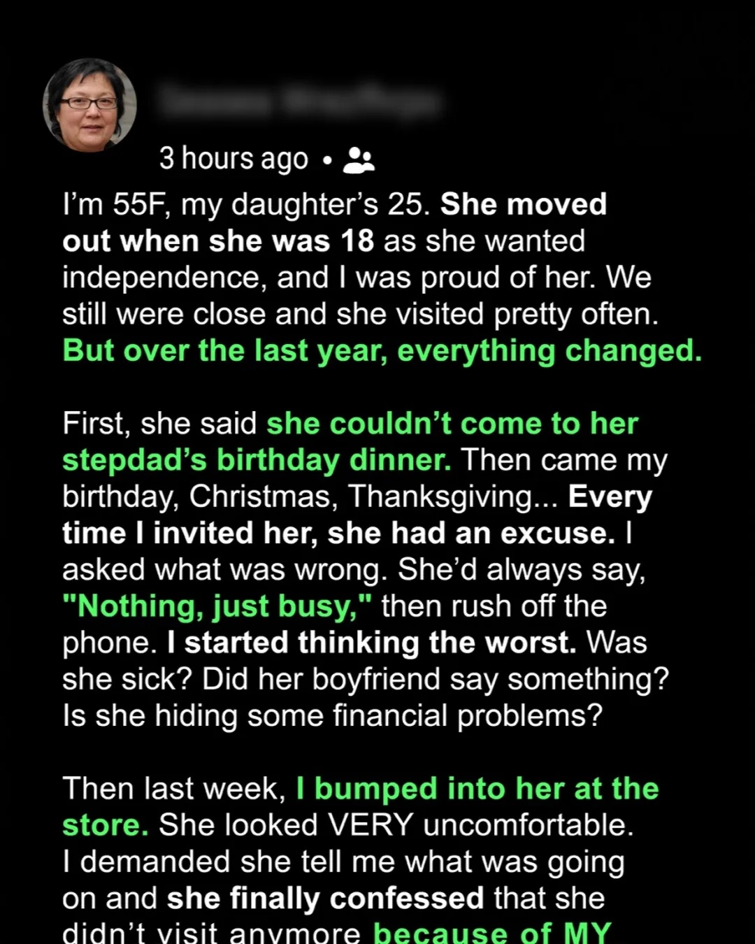 My Grown Daughter Cut Off Visits — The Truth Left Me Speechless