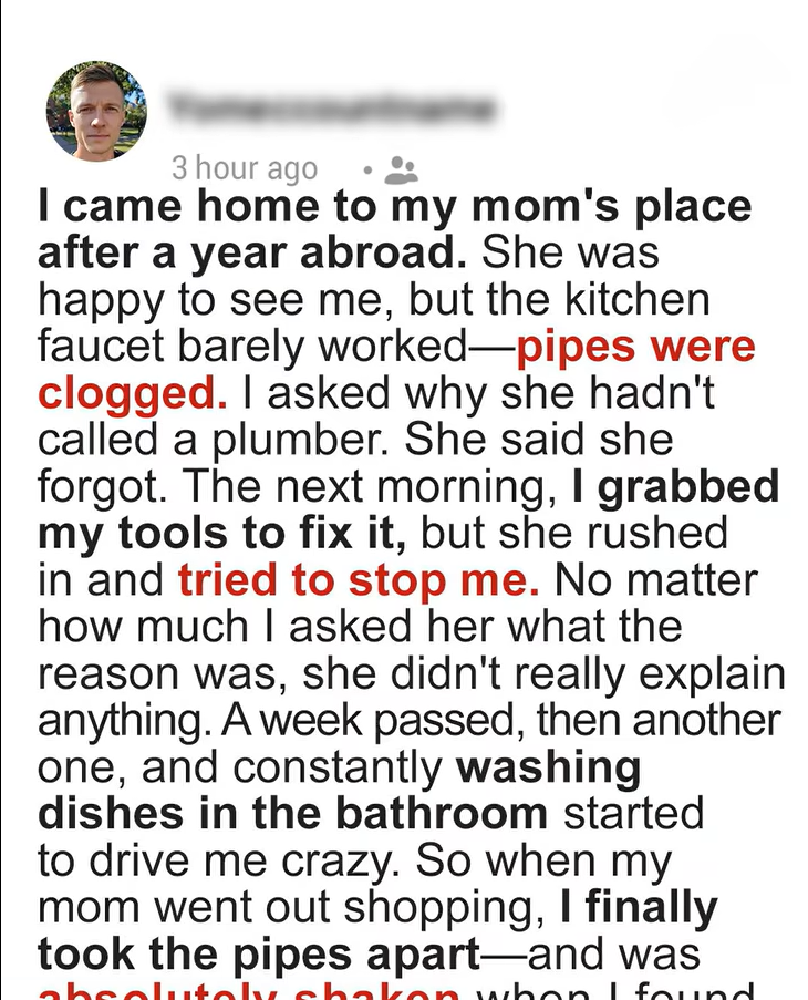 The Secret Hidden in My Mom’s Kitchen Sink Changed Everything